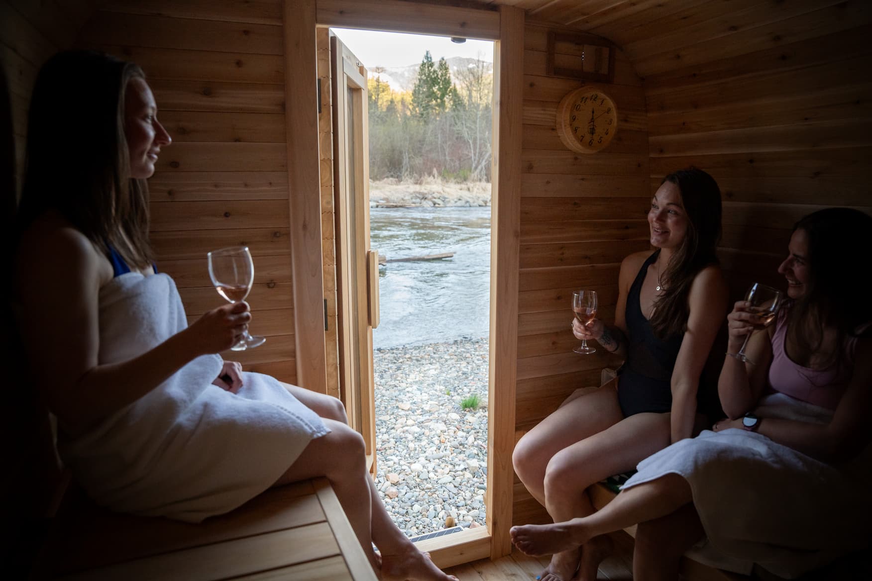 Sauna interior